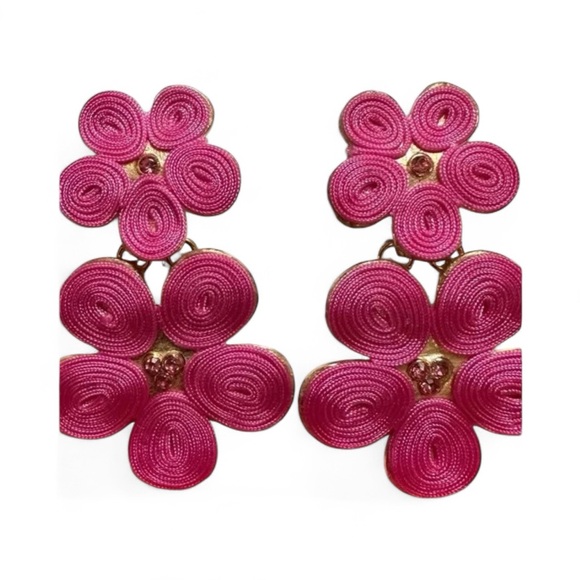 Piper K Pink Blossom Earrings‎ - Picture 4 of 5